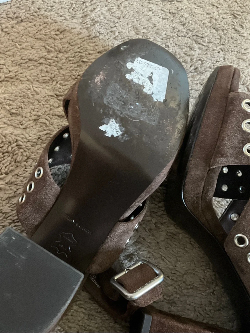 Tory Burch suede cross